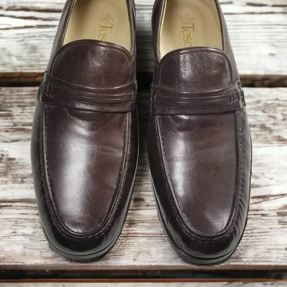 Italian Dress Loafers Handmade Hand-Stitched Calzoleria Toscana Venetian S-9 1/2 H311 Calzoleria Toscana Venetian Dress Loafer - Toscana USA main image 2